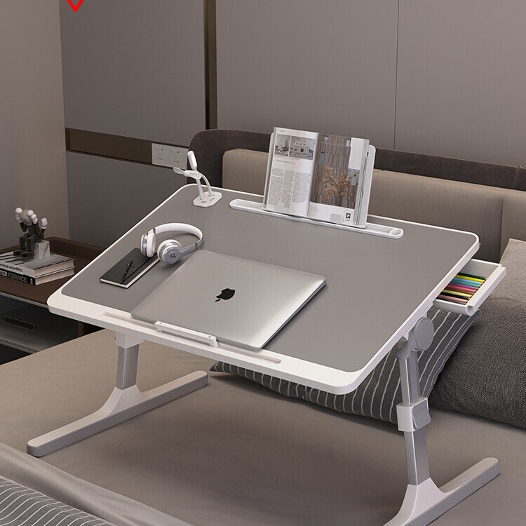 Liftable Folding Bed Small Table Simple Dormitory Student Writing Bed Desk Learning Height Adjustable Bracket