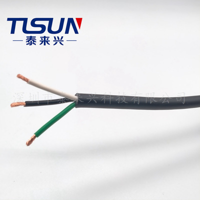 Заводская поставка шнура питания SEW 3X18AWG 105℃ 600В для промышленного оборудования, влагозащищенного для наружного применения