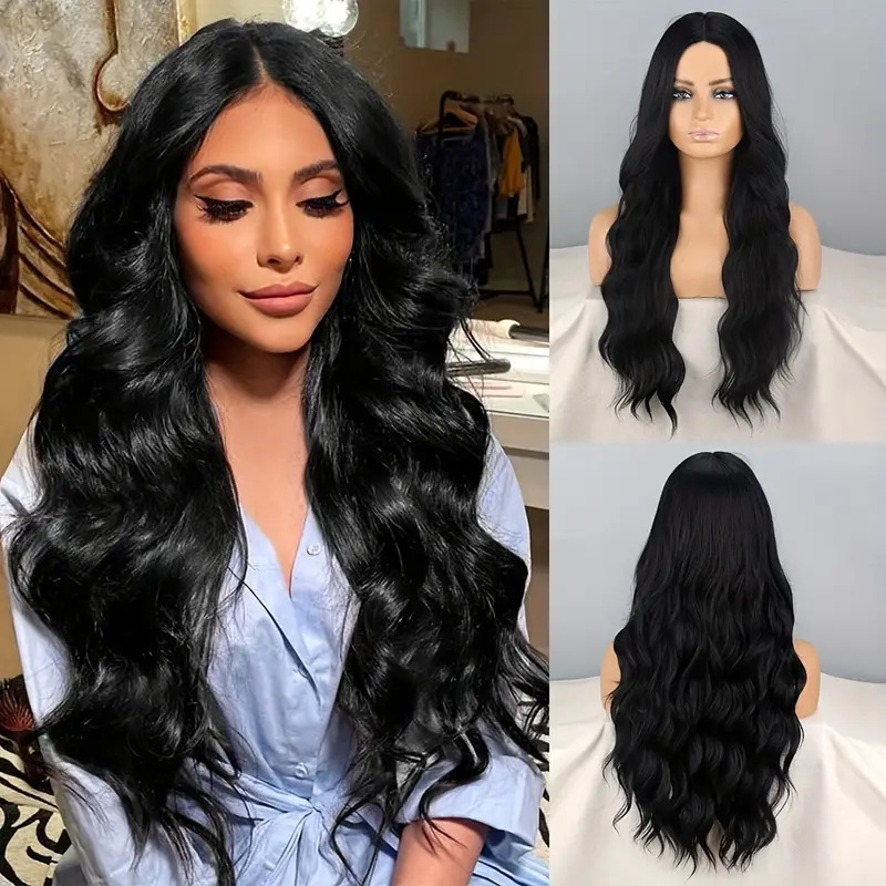 Front Lace Wig European and American Ladies Big Wavy Long Curly Hair Fluffy Natural Full Headgear Front Lace Wig Front Lace Wig European and American Ladies Big Wavy Long Curly Hair Fluffy Natural Full Headgear Front Lace Wig