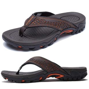 Cross-Border Men's sports flip-flops comfortable casual flip-flops outdoor with foot arch support summer beach