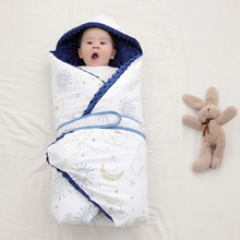 新生婴儿抱被产房包巾新生儿包被秋冬棉纱布冬季加厚款宝宝小被子
