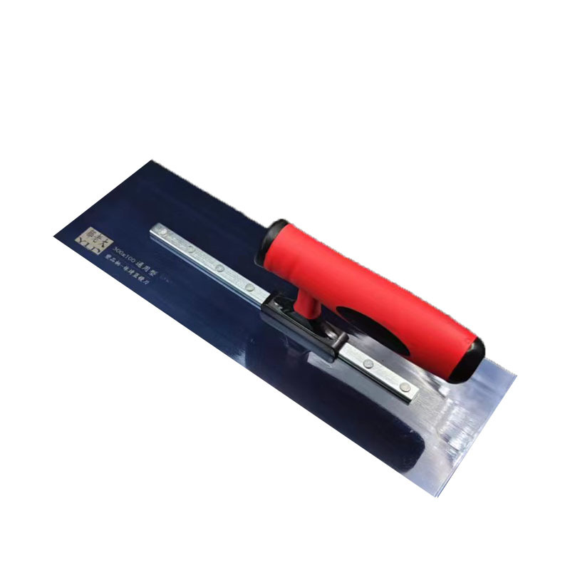 Acero de manganeso para hornear azul empuje cuchillo piso pintura masilla espátula paleta