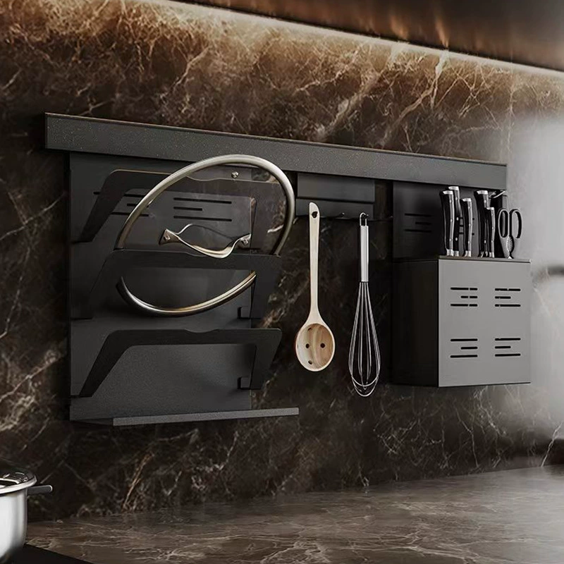 Spice Rack Wall-mounted Storage Rack No-drill Kitchen from Yomiego