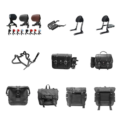 Motorcycle bumper: Cu -149.999999999% off: Stackable Backrests, Quick-Release
