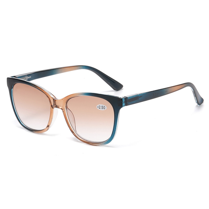 fashionable two-color glasses solar-powered for elderly
