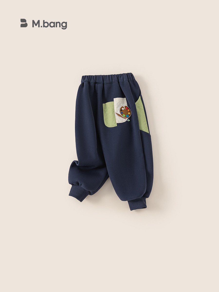 Yoobao ropa infantil pantalones de niño otoño y invierno nuevos pantalones para bebés más gruesos pantalones deportivos para niños más pantalones de lana para niños