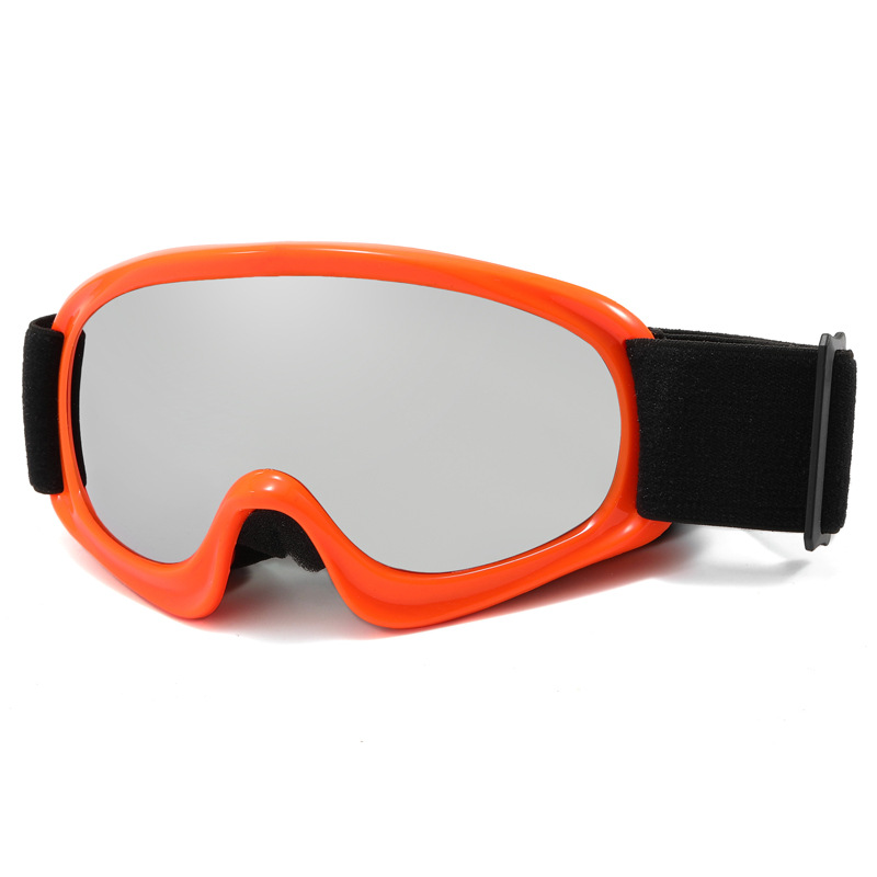Unisex Outdoor-Sport-Sonnenbrille Winddichte Schutzbrille für Kinder Modische, schillernde Skibrille für Kinder_voghion.com