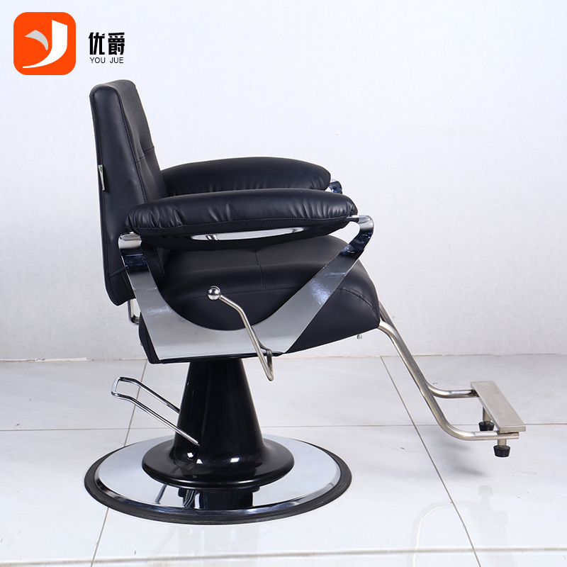 Barbería en línea silla roja silla de peluquería de moda silla de salón de peluquería se puede levantar y bajar silla de salón de peluquería especial