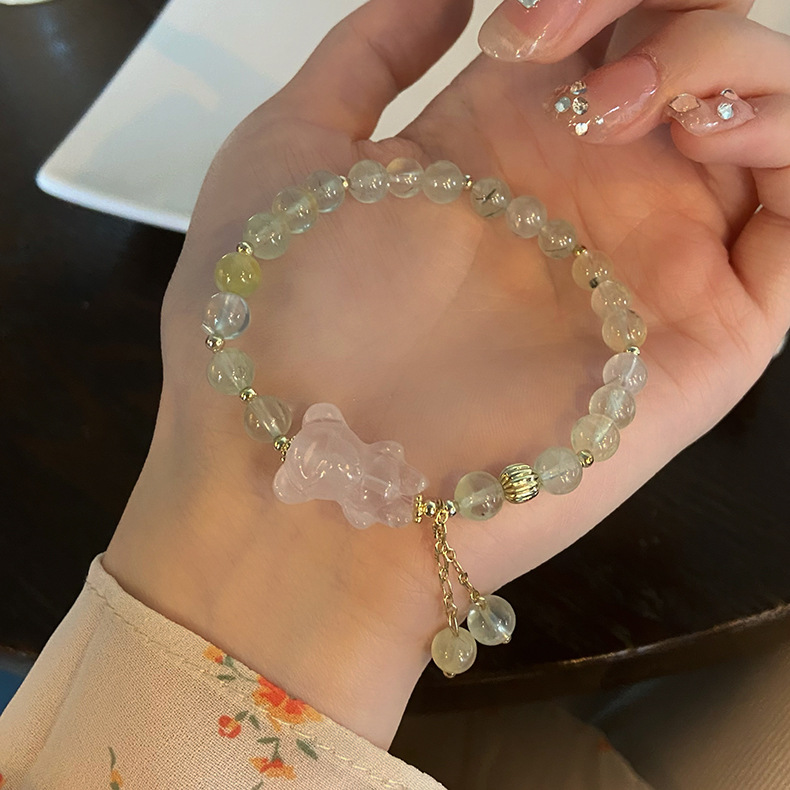 Sweet Bear Crystal Beaded Bracelets display picture 5