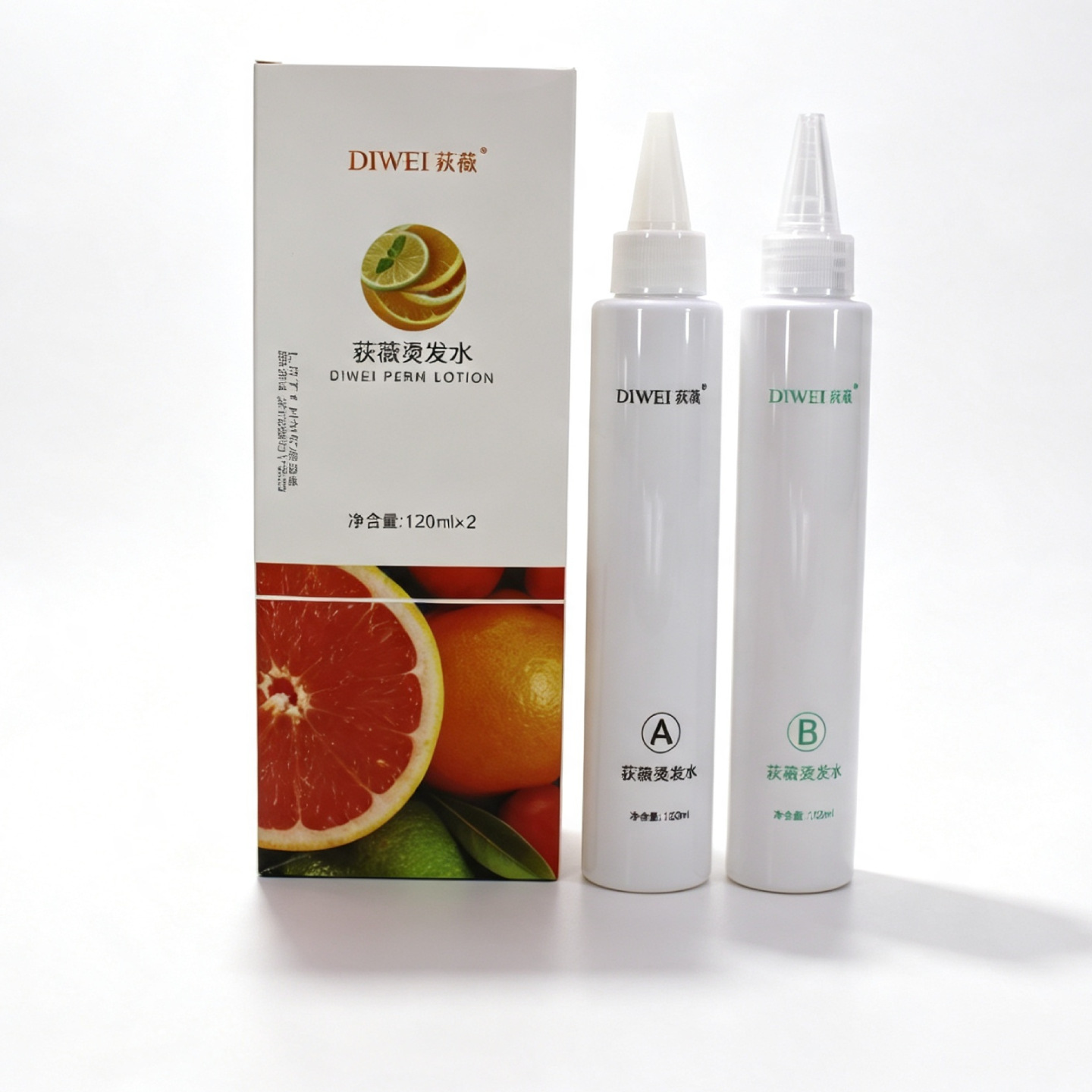 荻薇烫发水果酸烫生化烫冷烫卷发药水水果烫香水烫120ml2美发批发