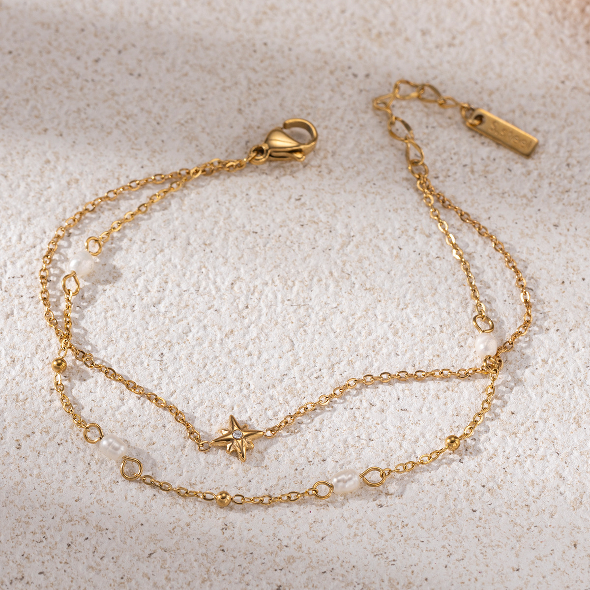 Collar de acero inoxidable TENA Europa y América lujo ligero y alto sentido de moda para mujeres collar de clavícula de amor no se desvanece image 4
