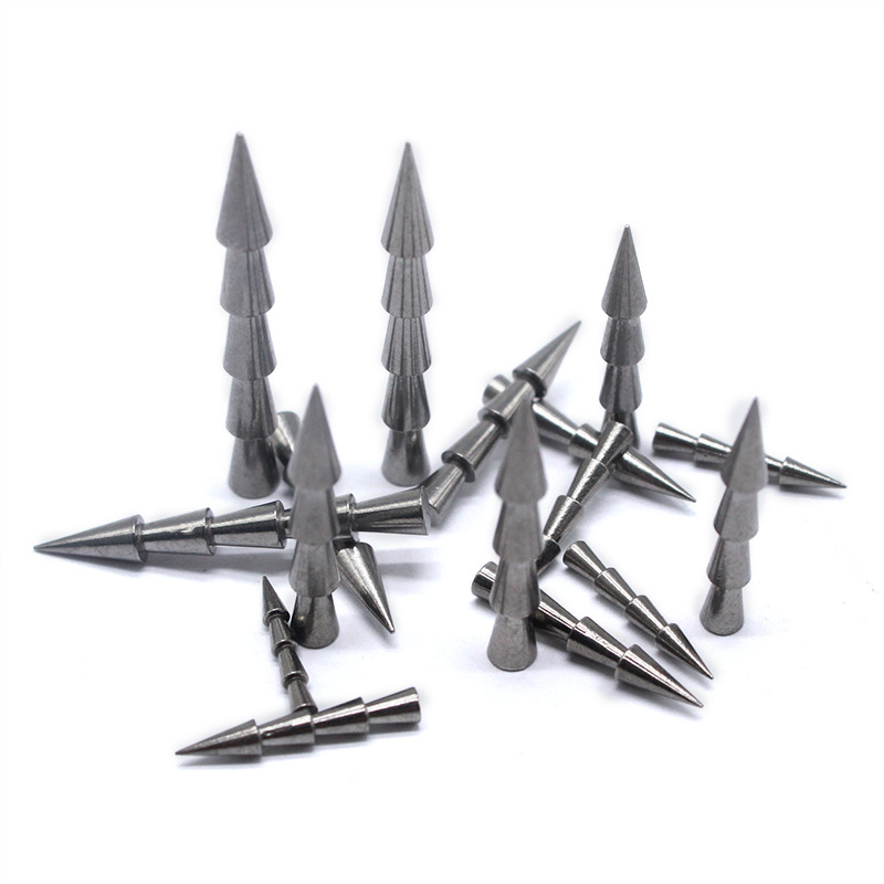 Yuyue Luya cebo Neko grupo de pesca de tungsteno enchufe de acero de plomo fideos gusano cebo suave contrapeso tungsteno aguja de acero accesorios de enchufe de acero al por mayor