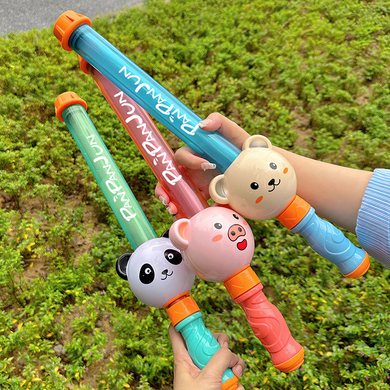 Nuevos productos de verano tirado cañón de agua flash cañón de agua infantil playa juega con agua juega con agua juega con agua ocio juguetes de agua