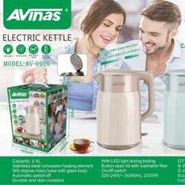 Avinas-9926  EU kettle  2.5L   12PCS/CTN 0.126CBM