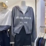 字母连帽气质春秋毛衣