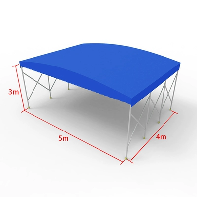 Food Stall Tent, Avtomobil yan çətirləri - length-4m-width-5m-height-3m-frame-top-cloth-see-description-for-size