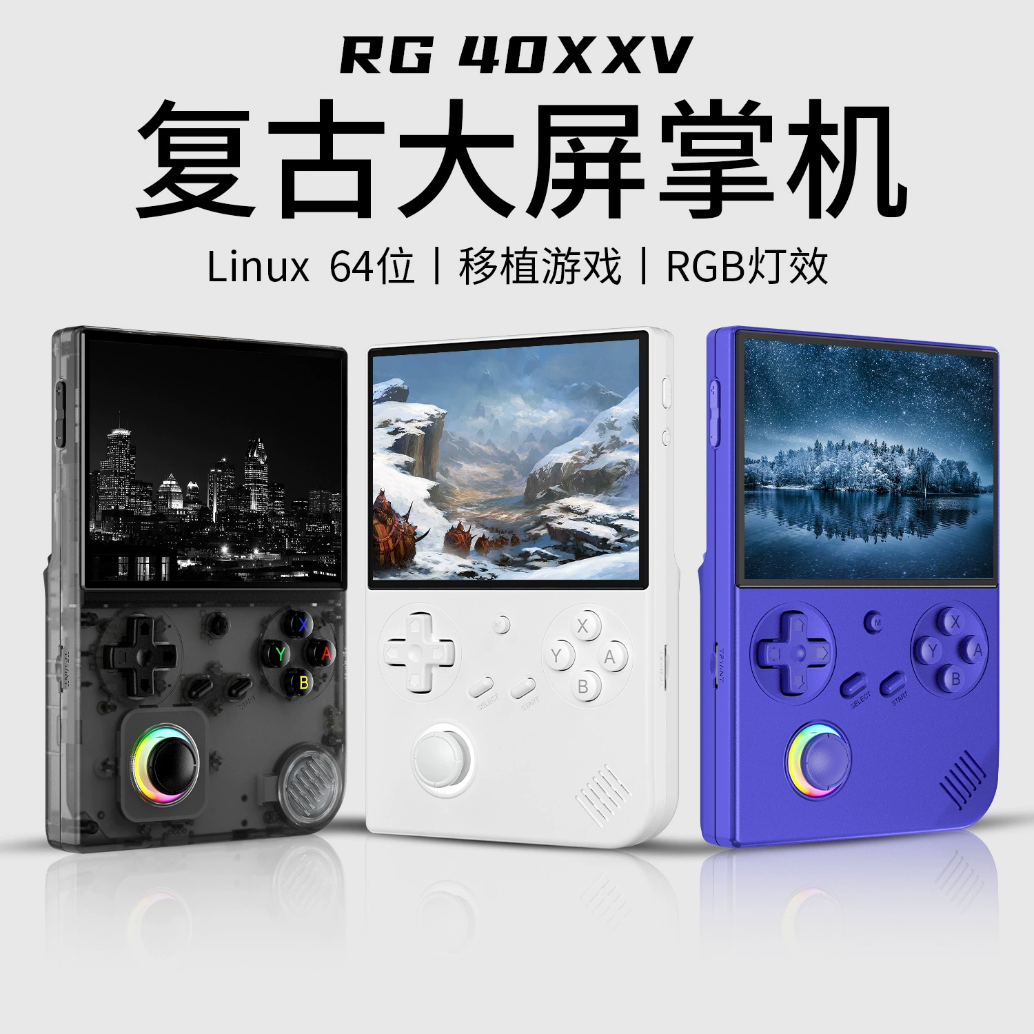 Вертикальный экран RG40XXV портативная беспроводная ретро PSP GBA консоль высокого разрешения для аркады