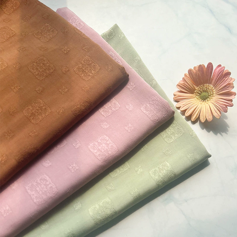 Национальный стиль вискоза мягкий клейкий узор Руи жаккардовая ткань ханьфу Топ самолет рукав лук сумка рукав коричневый воротник ткань для одежды