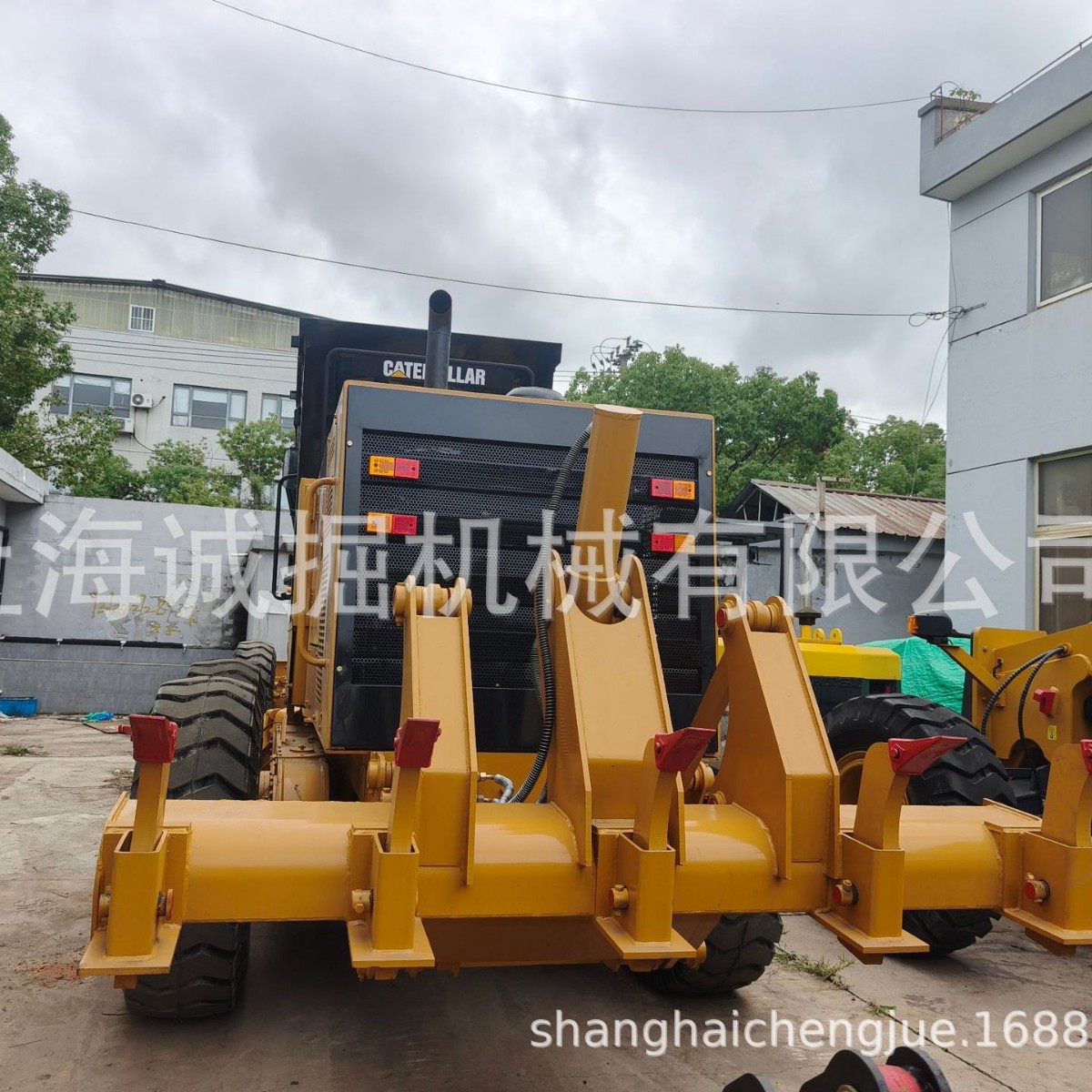 上海外贸CAT平地机 卡特140K平地机带推刀6121发动机
