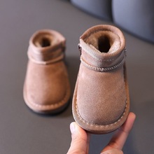 寶寶鞋子冬季女0-1-2一歲3軟底嬰幼兒短靴加絨小童棉鞋男童雪地靴