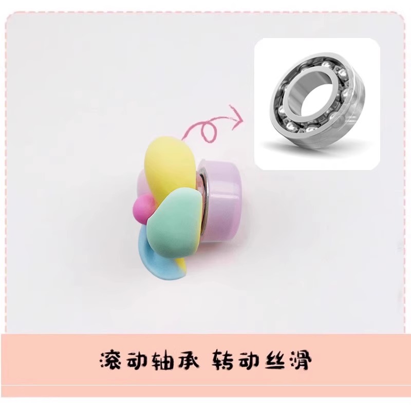수지 회전 풍차 1팩 + 흔적 없는 접착제 조합 가방
