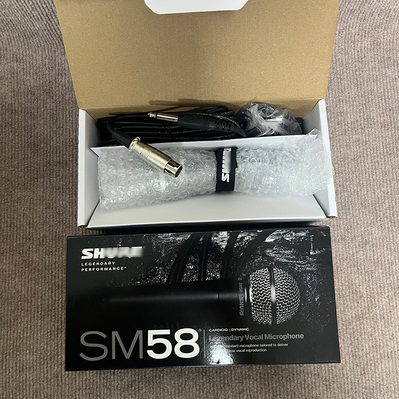 Comercio exterior SM58LC con cable micrófono de bobina móvil sin interruptor micrófono de mano profesional México micrófono con cable