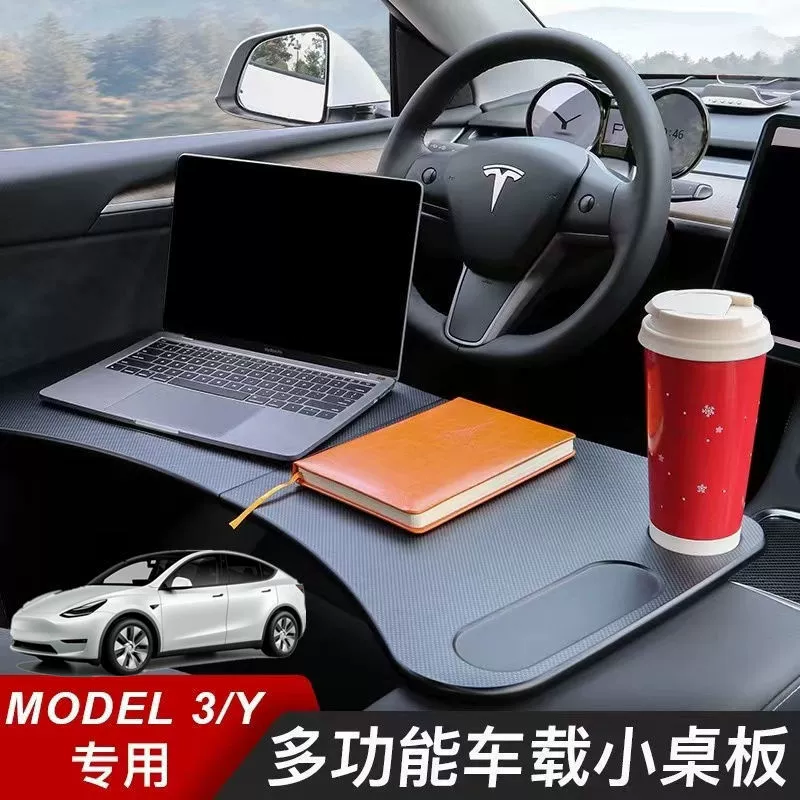 Compatible Tesla, assiette rabattable pour dîner, ordinateur portable