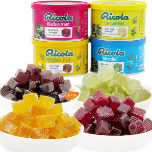 Ricola���ژ���ݝ�����100g���ʱ��ɺڼӁ�ԭζӲ����ʿ�M��