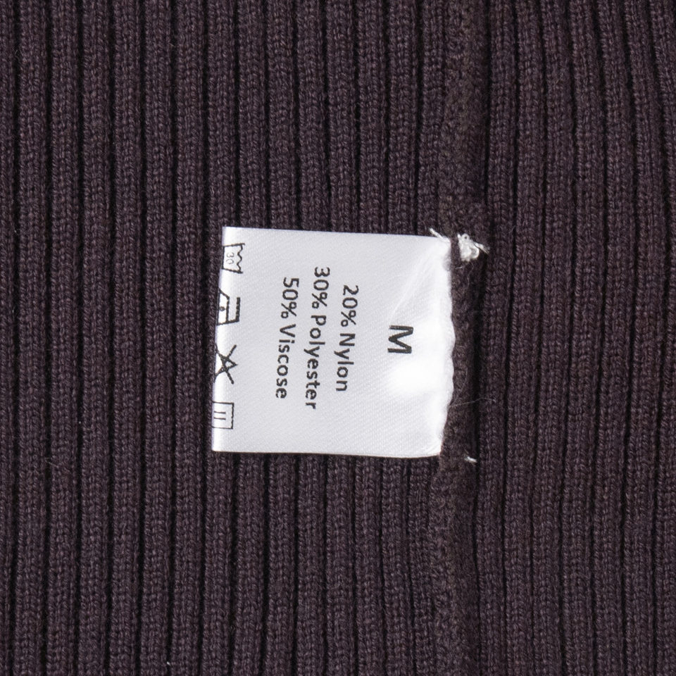 Bộ cardigan dệt kim nữ tay dài dáng ôm kèm quần dài cạp thấp — Màu xanh hải quân, màu sô cô la, màu xám đậm, quả mơ chi tiết 23
