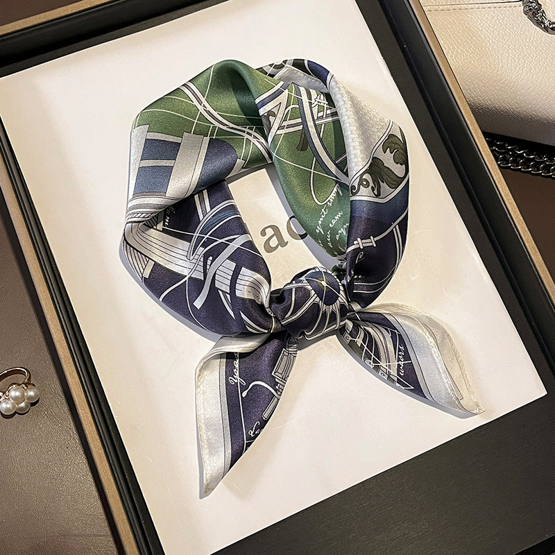 우아한 파란색과 녹색