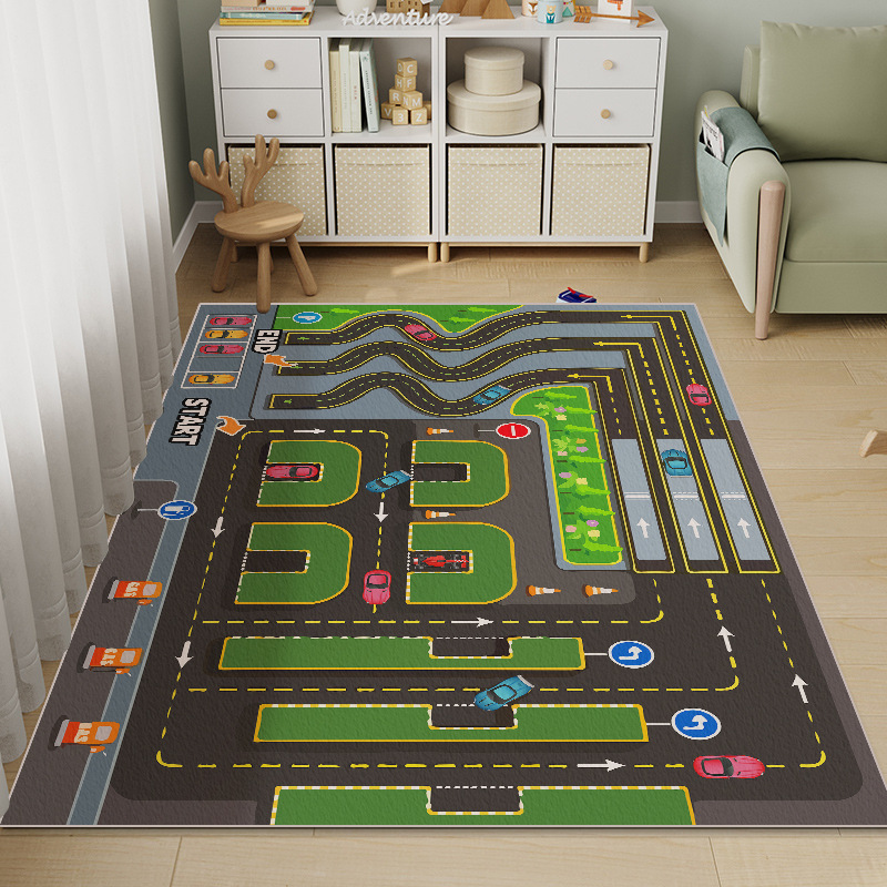 駐車場フロアマット、子供部屋読書エリア、寝室クロールマット、リビングルーム早期教育ゲームエンターテイメントエリアカーペット|undefined