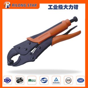 Rilong Cross-Border Best-Selling Carbon Steel Round Hole Punch Pliers Welding Fixing Pliers 10inch Patented Snap Pliers Manual Clamping Pliers