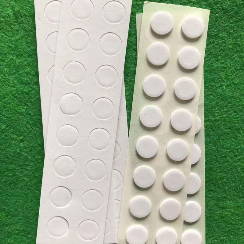 白色泡棉胶双面粘贴 圆形黑色海绵双面胶 汽车强力双面胶无痕耐热