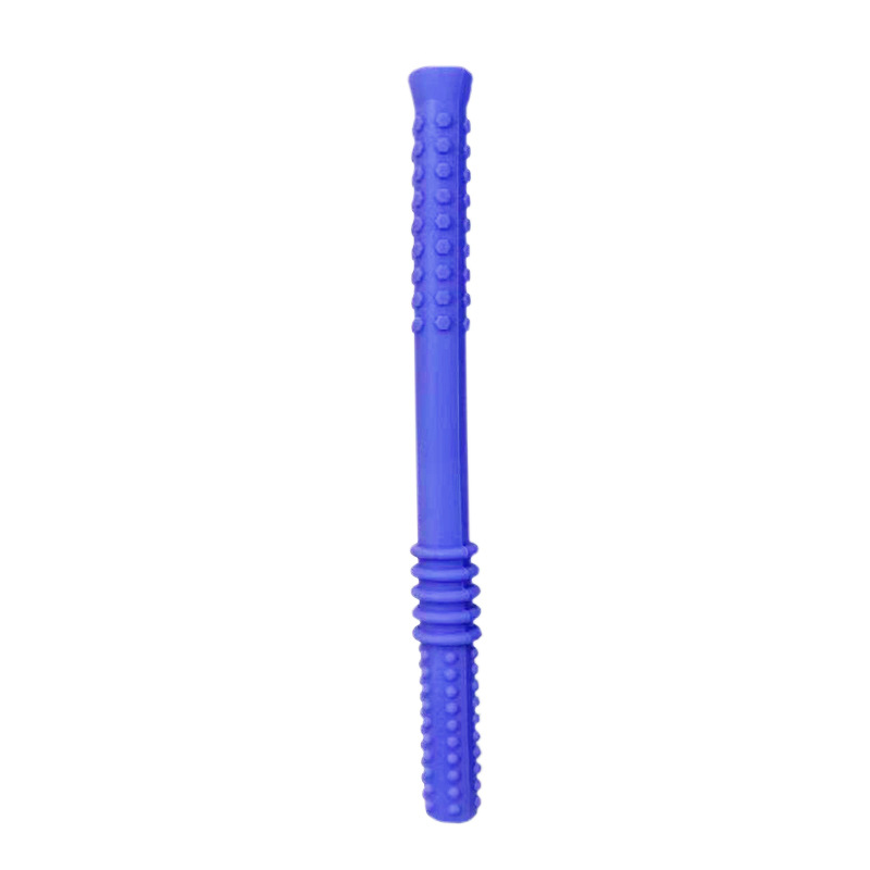 Straight-through teething stick (purple)