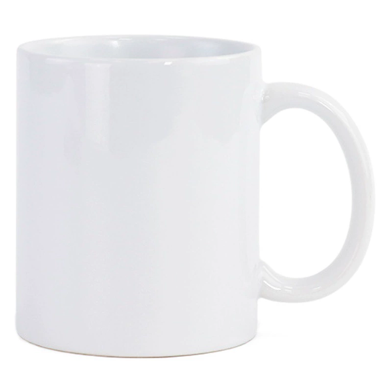 Теплопередача 11oz белая чашка с белым покрытием кружка горячая сублимация личность творческая чашка изображения белая керамическая чашка