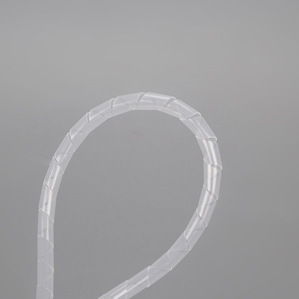 厂家直销【Ф30】透明螺旋缠绕管 集线管 PE绕线管耐磨