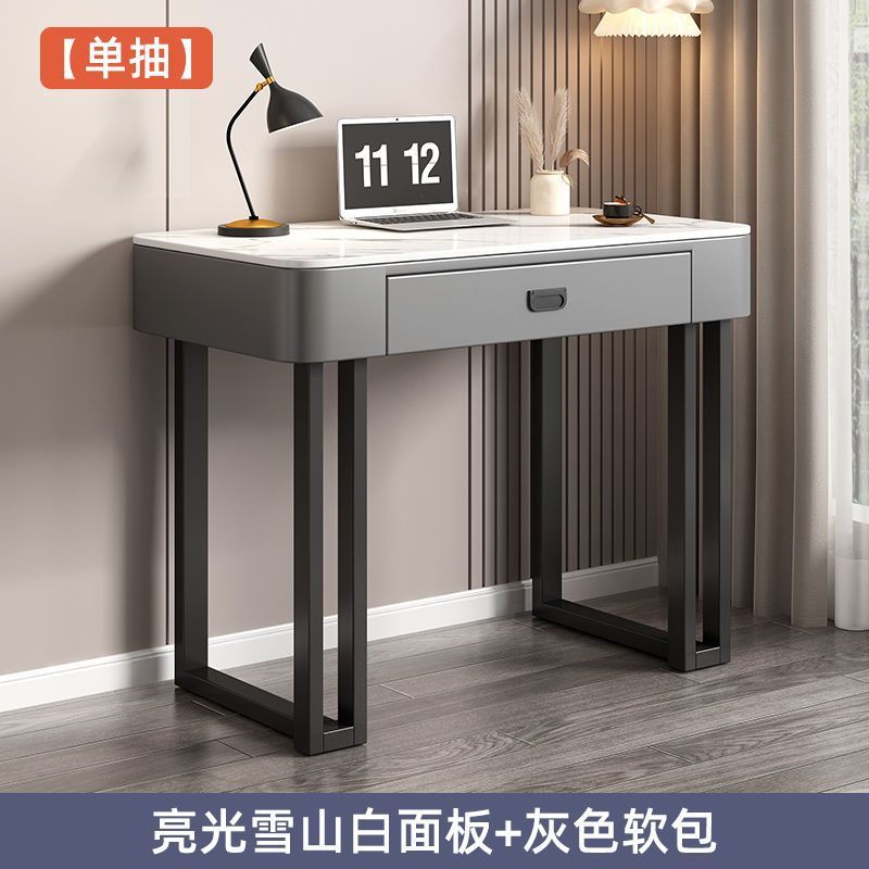 岩板电脑桌台式卧室家用工作桌子简易学生写字书桌简约现代办公桌|undefined
