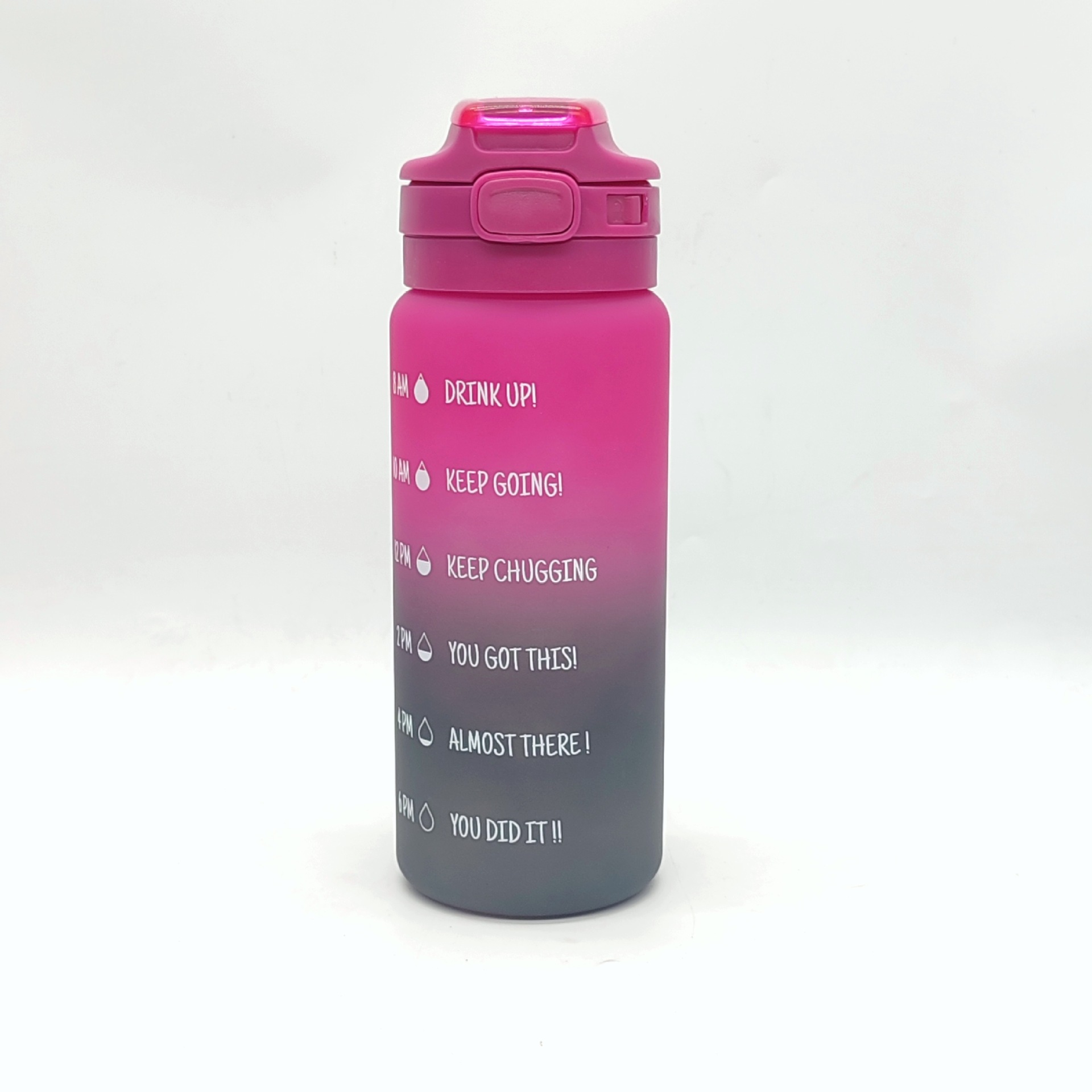 Comercio exterior transfronterizo de gran capacidad taza de agua deportiva esmerila taza de agua de color gradiente al aire libre acondicionamiento físico botella deportiva fábrica al por mayor