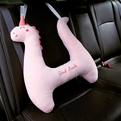 Children's car sleeping artifact car pillow long-distance car private car rear seat co-pilot long-distance car (Headrest) - unicorn-style-60-55cm