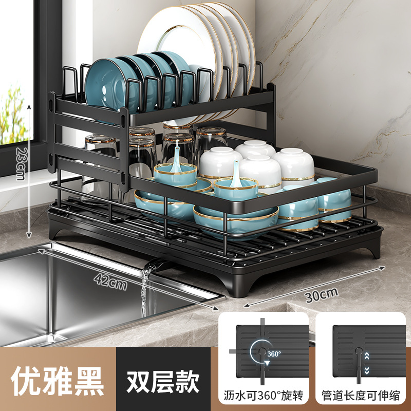 Estándar de doble capa negro