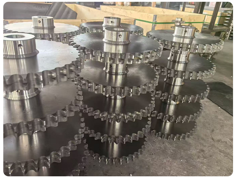 Industrial Transmission Sprockets, Single-Row and Double-Row Sprockets, Mechanical Parts, Large Pitch Conveyor Elevators, Non-Standard Sprockets