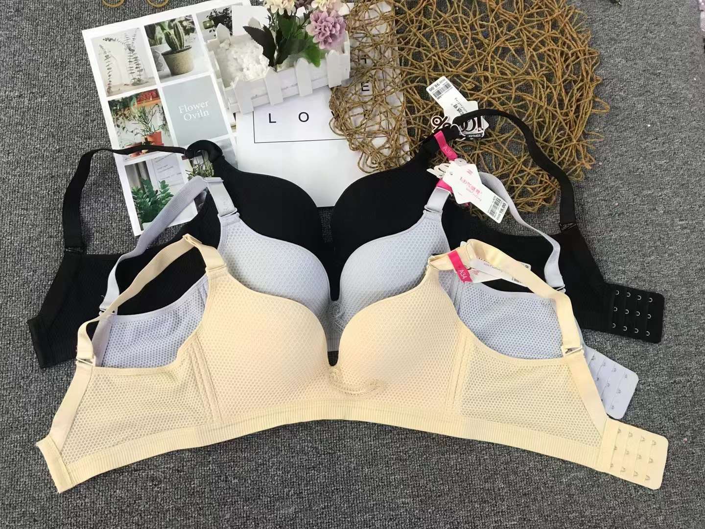 Nuevo sujetador brillante cintura ajustable adelgazamiento pecho ropa interior pequeño pecho push up ropa interior cómoda push up sujetador sin costuras