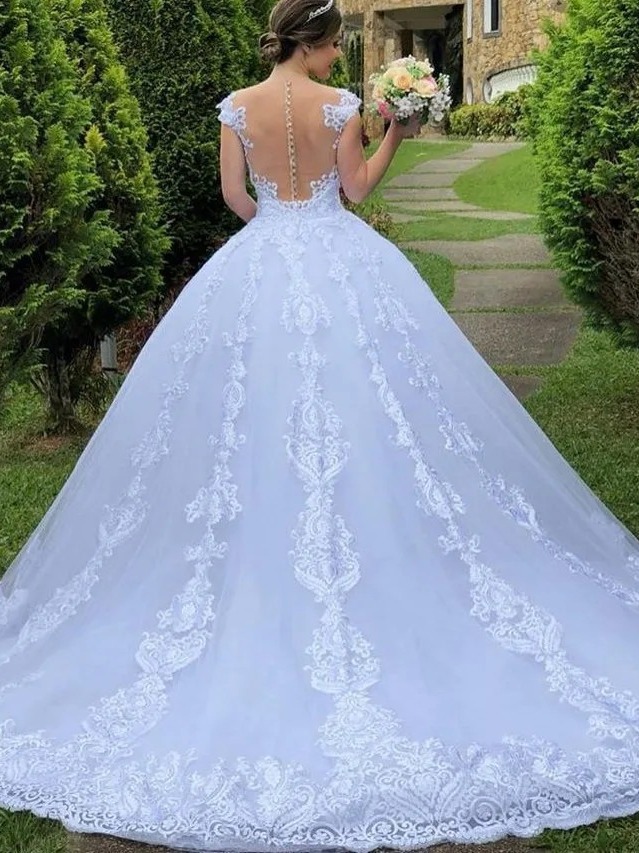 Europa y Estados Unidos novia soltera boda bordada moda vestido de boda de cola de cola de disparo fuera de la cena de cerveza de Jiangxi vestido de noche largo