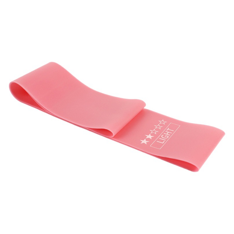 Source Factory Yoga Resistance Band Tpe Fitness Resistance Belt Hip Lift Squat Resistance Band Elastic Band Pink Gradient