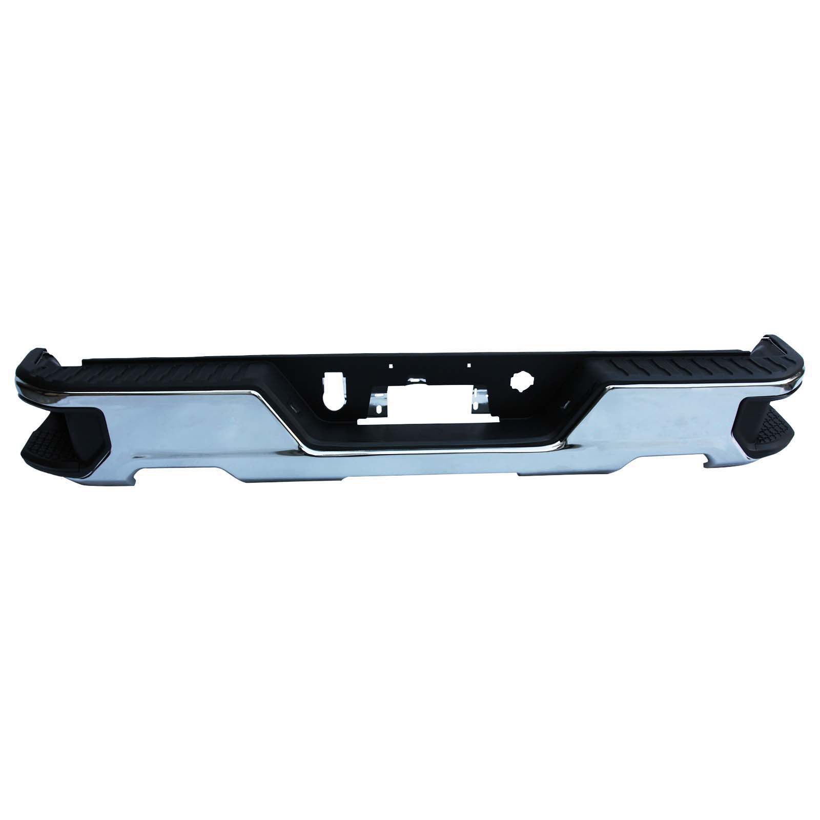 Aplicable a Chevrolet 19 - 22 Silverado parachoques traseros Solode original galvanizado con orificio de escape