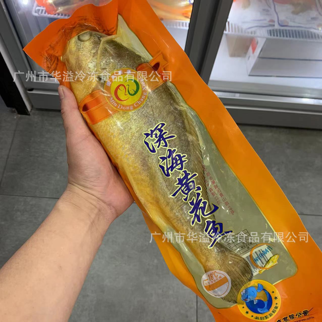 深海黄花鱼 500-600克/条 原条黄花鱼 原条独立包装速冻大黄鱼