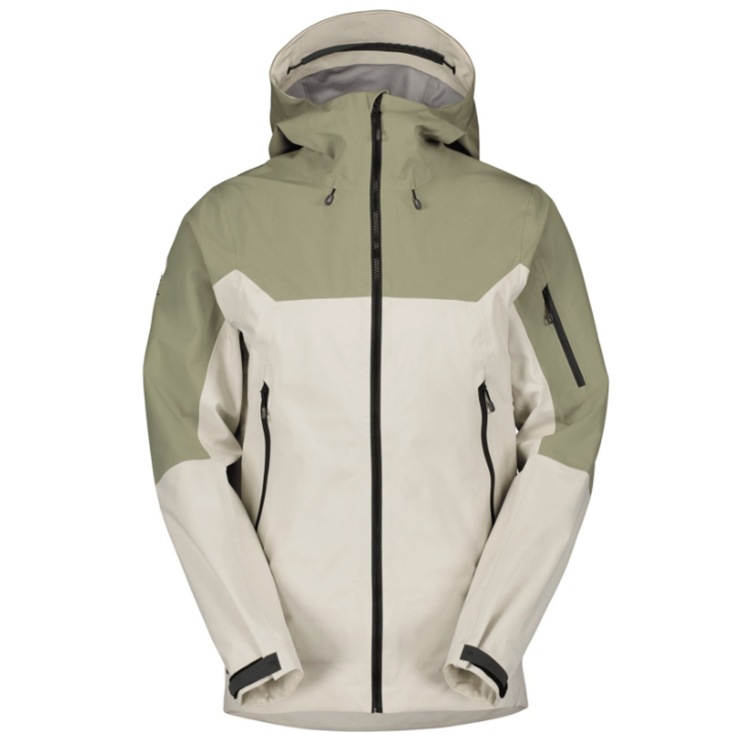 Ski climbing jacket with hood