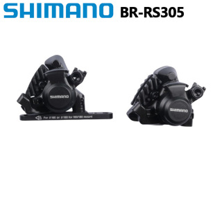 Shimano Br-Rs305 Front and Rear Disc Calipers, Road Bikes, Flat-Mounted Wire-Pull Mechanical Disc Brake Calipers