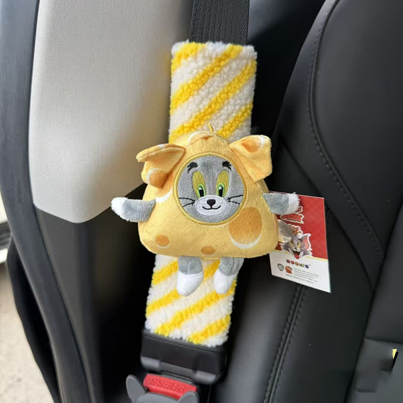 Protector de Hombro para Cinturón de Seguridad de Peluche para Auto