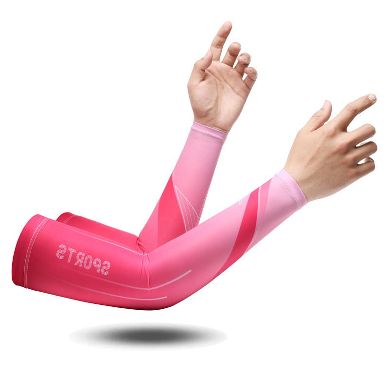 Manga de hielo de protección solar manga hombres y mujeres manga de mano de seda de hielo protección del brazo protección solar verano guantes delgados